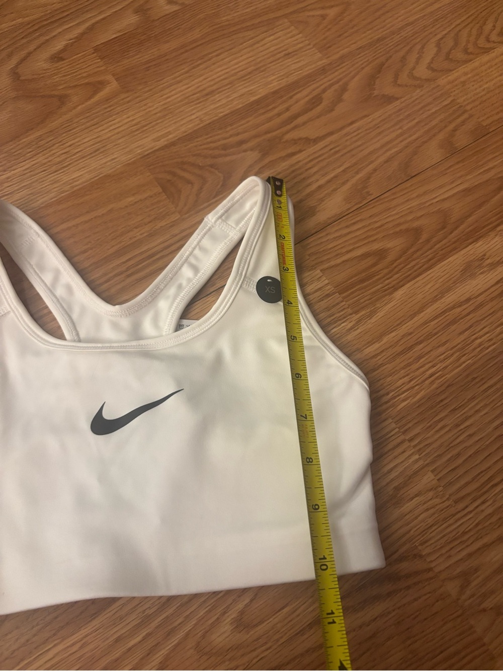 Nike Dri-Fit White Sports Bra Size XS - Picture 4 of 7